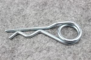Fastener Metal Spring Lock Hitch Pin Hair Clip Double Winded Rigging