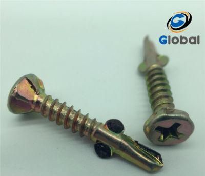 High Quality Flat Head Csk Head Self Drilling Screw with Wing