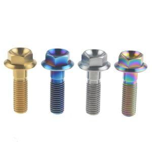 M10X35mm-Titanium-Ti-DIN6921-Pitch-1-5mm-Hex-Head-Flange-Bolt-Screws-1PCS