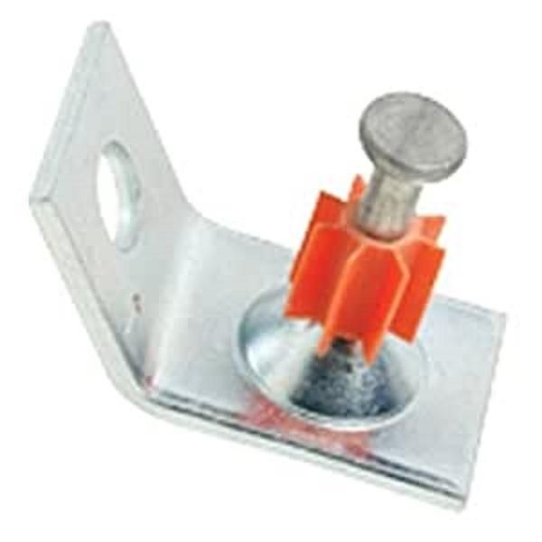 Shooting Nail, Head Drive Pin with Metal Right Angle Ceiling Clip