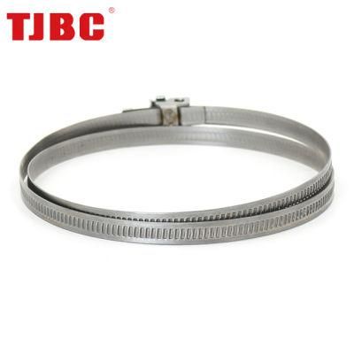 9mm Bandwidth Zinc Plated Steel W1 Quick Release Hose Clamp for Automotive, Ventilation Pipe Fastener Hardware, 25-225mm