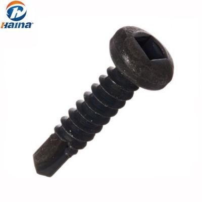 Square&Phillips Drive Black Pan Head Self Tapping Screw