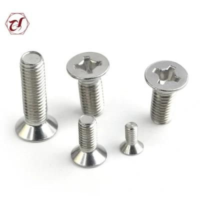 DIN965 Cross Flat Head Stainless Steel Machine Screw