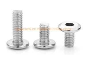 Stainless Steel Hexagon Socket Round Flat Pan Head Screw