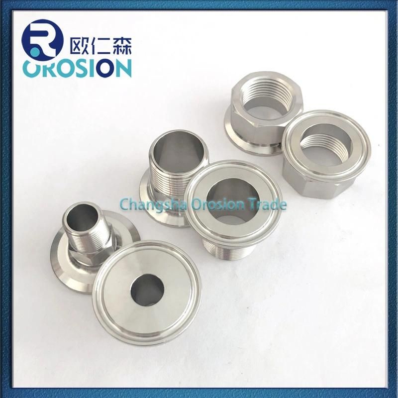 Hexagon High Quality Male Threaded Pipe Fitting Ferrule for Food