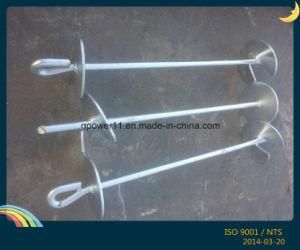 Pole Line Fitting Galvanized Helix Earth Screw Anchor
