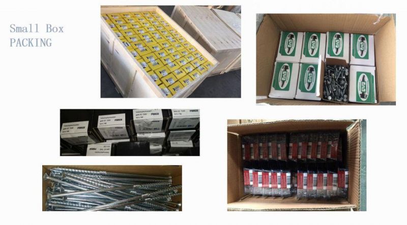European Type Hex Head Concrete Screws Heavy Duty Type Concrete Screws