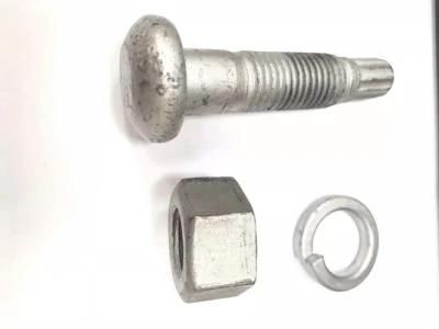 HDG - Grade 10.9 - 1-1/8 - ASTM - F2280/A490tc - Tension Control Bolt- Carbon Steel - 43crmo/B7