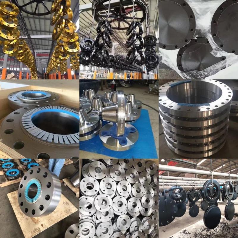 ASME/ANSI B16.5 ASTM A105 Flange Carbon Steel Flange Q235 Flange Ss400 Forged Wn/So/Thrd/Sw/Bl Figure 8 Blind Flange