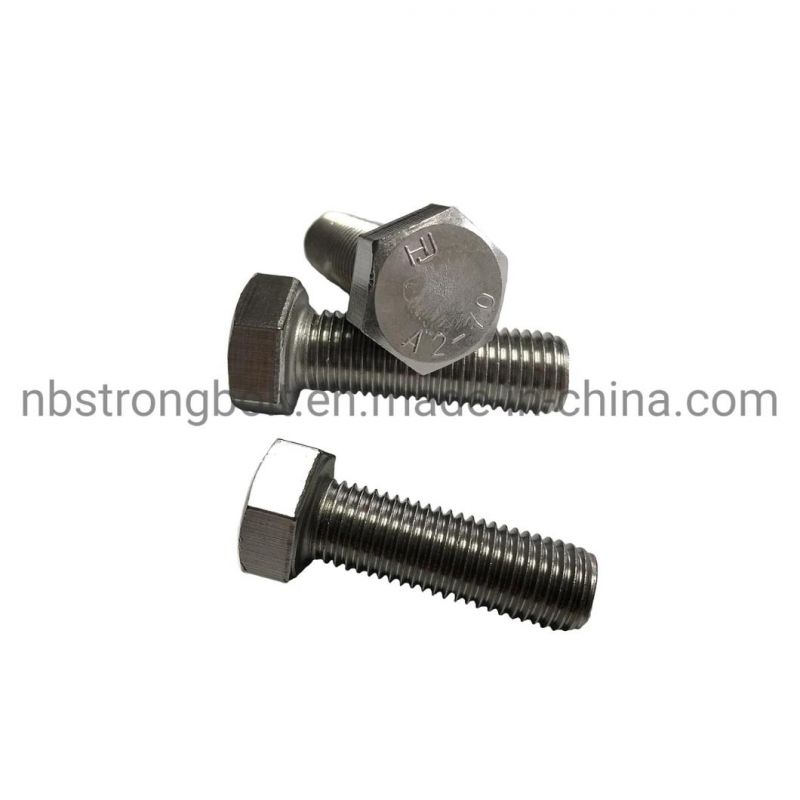DIN933 Hex Bolt with SS304