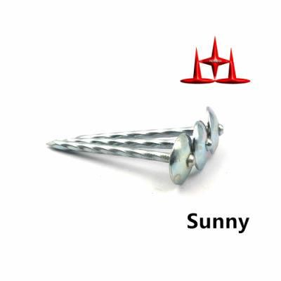 2.5&prime;&prime; Twisted Shank Umbrella Head Roofing Nails