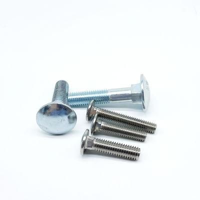 Stock Mushroom Head Square Neck Bolt DIN603 Stainless Steel Flat Head Carriage Bolts