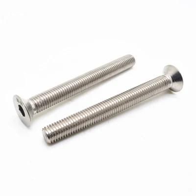 Stainless Steel 304 and 316 A2-70 A4-70 A4-80 Hex Socket Countersunk Head Machine Screws