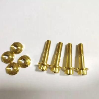 Yellow Zinc Grade 4.8 Fasteners Wholesale Carbon Steel 4.8/ 8.8/ 10.9/ 12.9 Ect DIN Fully Thread 10mm-500mm Building Flange Bolt