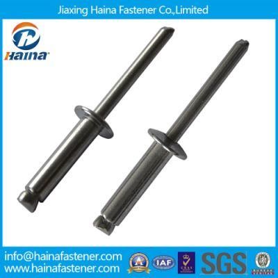 Stainless Steel Self-Plugging Blind Rivet with Big Visor