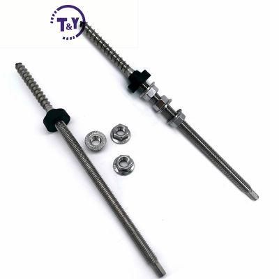 Double Head Threaded Hanger Bolts Self Tapping Dowel Screw