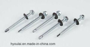 Self Drilling Screw Hex Head Screw Zine Plated EPDM Wacher
