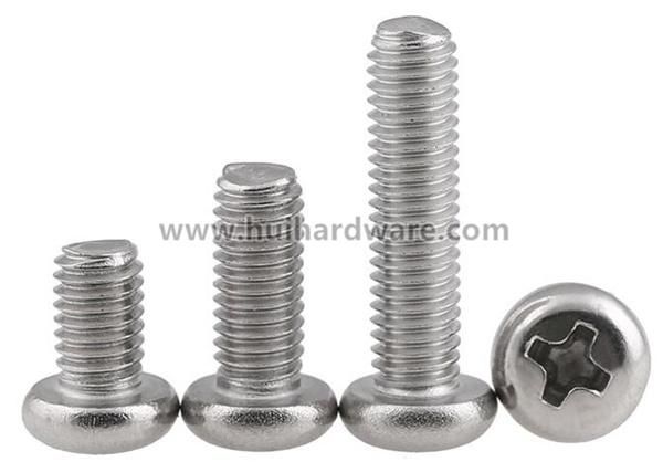 Stainless Steel A2/A4 Cross Recessed Pan Head Machine Screws