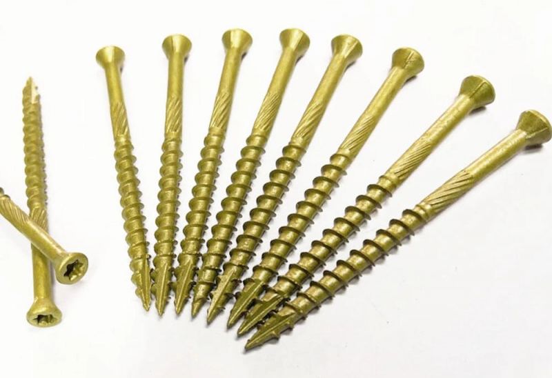 Bronze Ruspert Trim Head Torx Drive Cutting Point Deck Screws/Tornillos