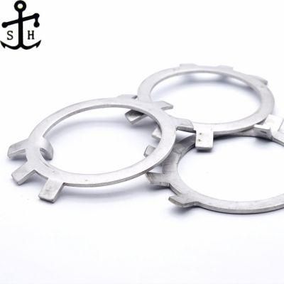 Special Non-Standard Stainless Steel Tab Washers for Round Nuts