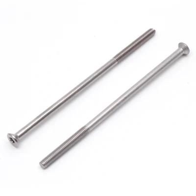 Stainless Steel 120 Degree Flat Head Long Anti Theft Torx Security Screws