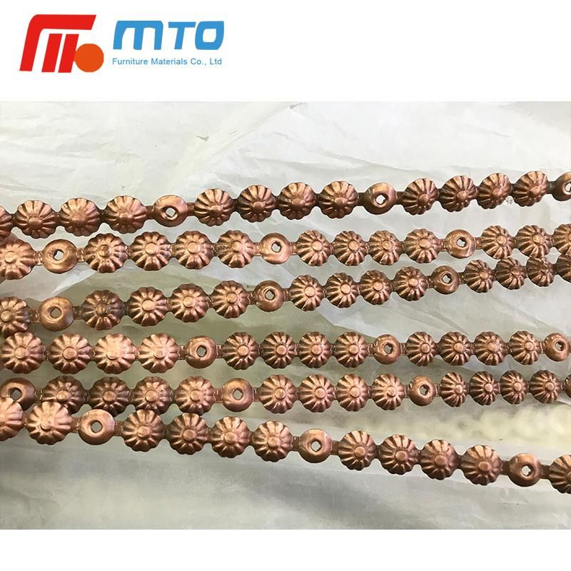 Vintage Antique Bronze Brass Silver Gold Plated Home Furniture Decorative Metal Upholstery Sofa Nails Tacks Strips