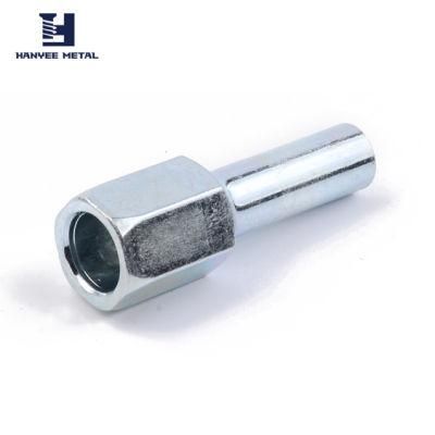 Long Grips Shaped Milling Groove Bolt with Color-Zinc