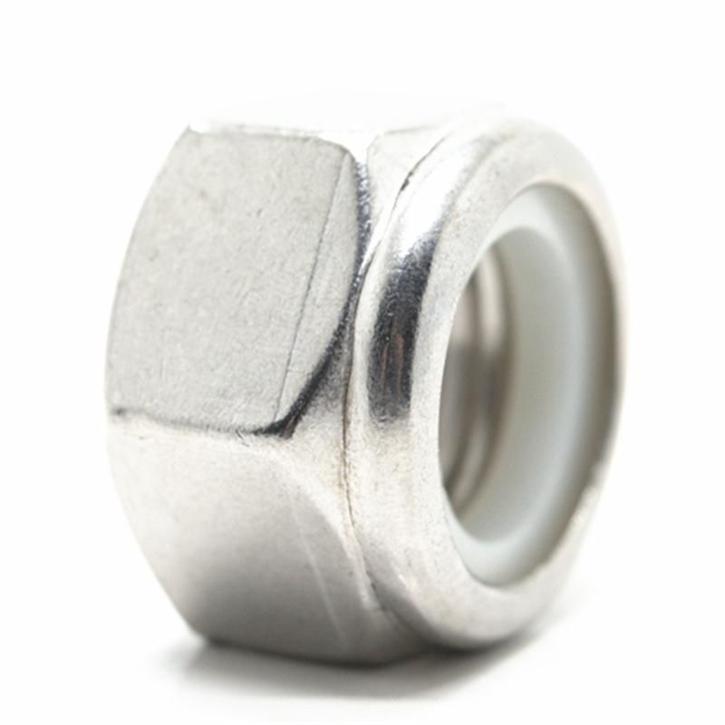 Stainless Steel A4-70 316 DIN985 Nylon Insert Hex Lock Nuts