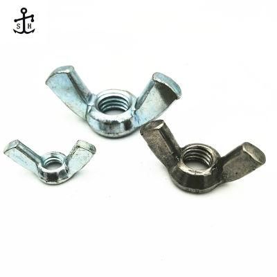 Custom Made Steel Zinc Coating Small and Large Size DIN 315 Thumb Decorative Casting Wing Butterfly Nut Made in China