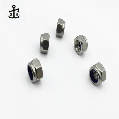 High Quality Stainless Teel 304, DIN985, M14 Nylon Lock Nut Made in China