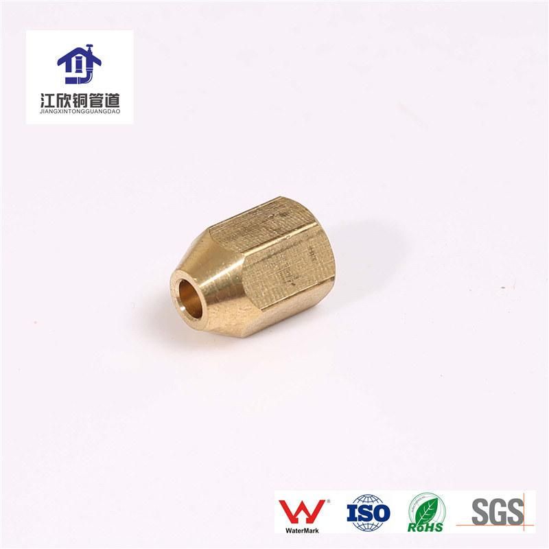 Brass Nut Cap Plug Refrigeration Plumbing Union Connector Machine Part