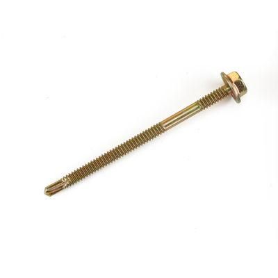 3/4/5 Yellow/White Zinc Plated Weifeng Carton China Nail Screws DIN7504