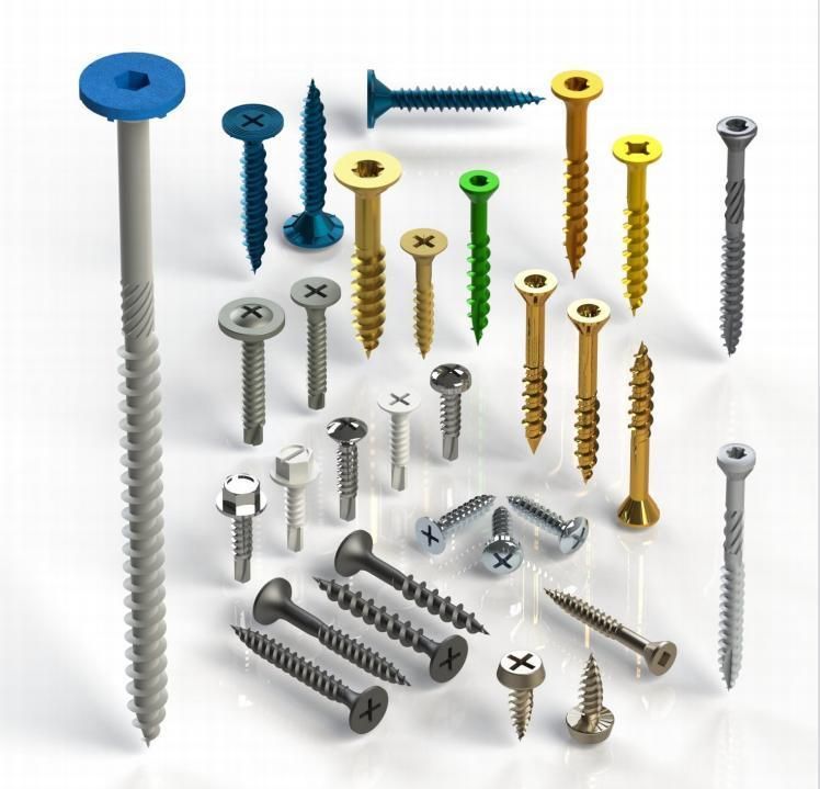 Screw Spiral Shank Pointless Nails