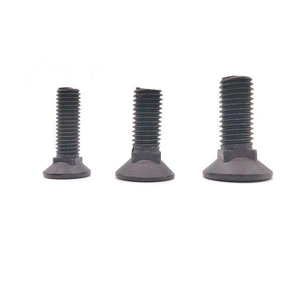 Black Oxide Gr5 Gr8 Steel Short Neck Carriage Bolt