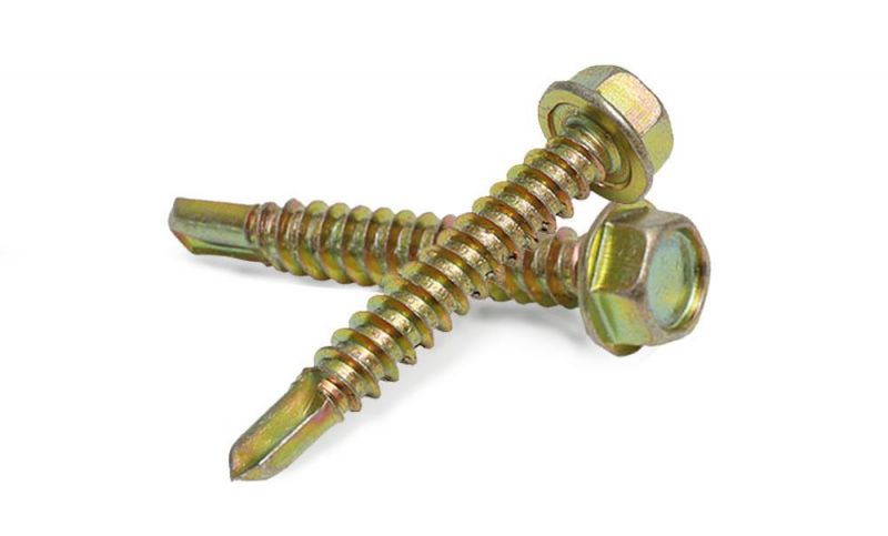 Zyp Hex Width Washer Head Roofing Fasteners Self Drilling Sheet Metal Screws Made in China