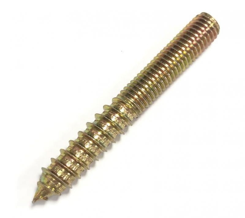 Metal-Wood Double Head Threaded Screws