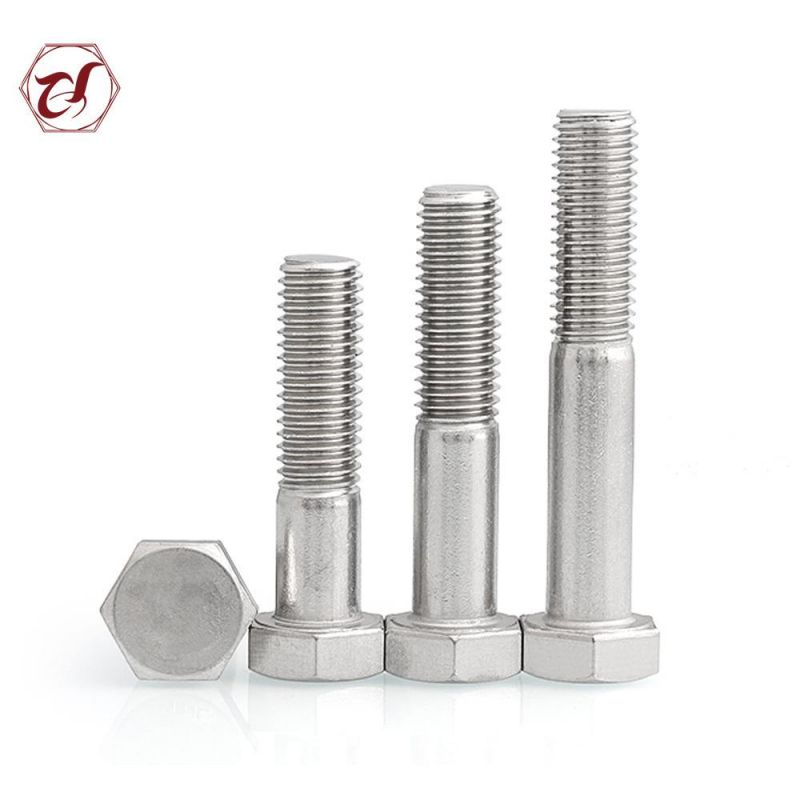 Stainless Steel A2-70/A4-80 304/316 Half Thread Hex Bolt DIN931