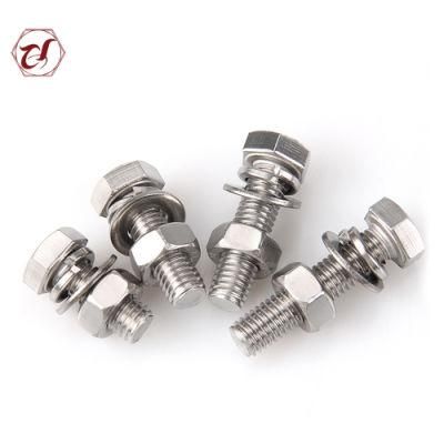 304 Flat Head Bolts and Nuts Stainless Steel Bolt/SS316 Hex Bolt and Nut