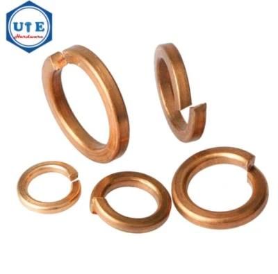 DIN127 Brass Spring Washer Bronze Copper Brass Split Spring Lock Washer M6-M24