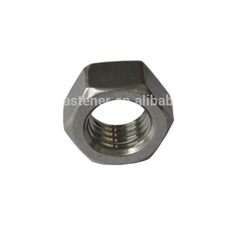 Stainless Steel Fine Coarse Thread Hexagonal Machine Screw Nuts