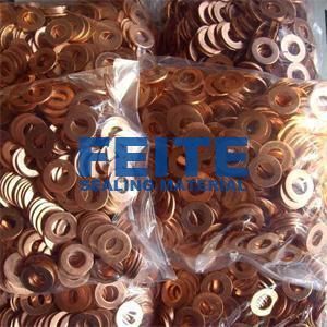 Solid Copper Washer or Gasket