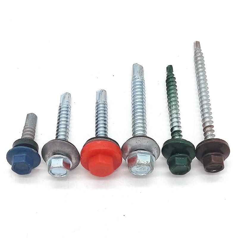 Hex Washer Head Self Drilling Screw with EPDM Bonded Washers