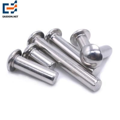 Stainless Steel Semi-Hollow Tubular Rivet DIN 660 Rivets Round Head Rivets Round Head Rivets Steel Round Head Rivets DIN124
