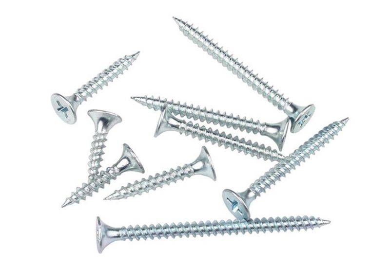 Blue Zinc Plated Bugle Head Fine Twinfast/Coarse Single Thread Drywall Screw/Tornillos Made in China