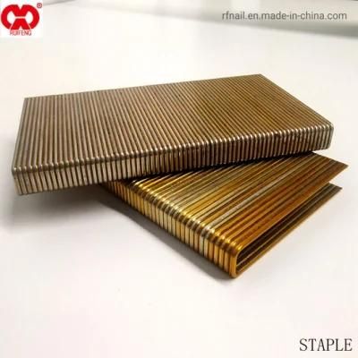Factory Supply Direct Manufacturer in Anhui Galvanized BCS4 Series 16ga Heavy Wire Staples.