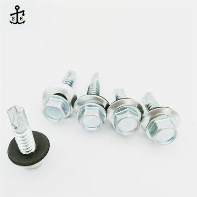DIN7504K with EPDM Bonded Washer Hex Head Self Drilling Screw Made in China