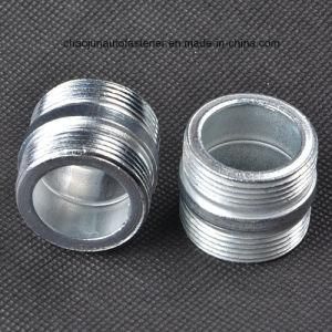 White Zinc Plated External Threaded Pipe Fitting (furniture)