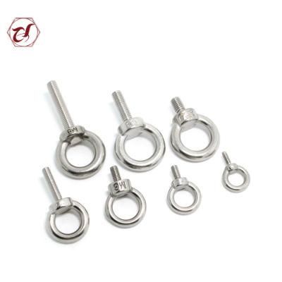 M8 DIN580 Stainless Steel 304 316 Eye Bolts