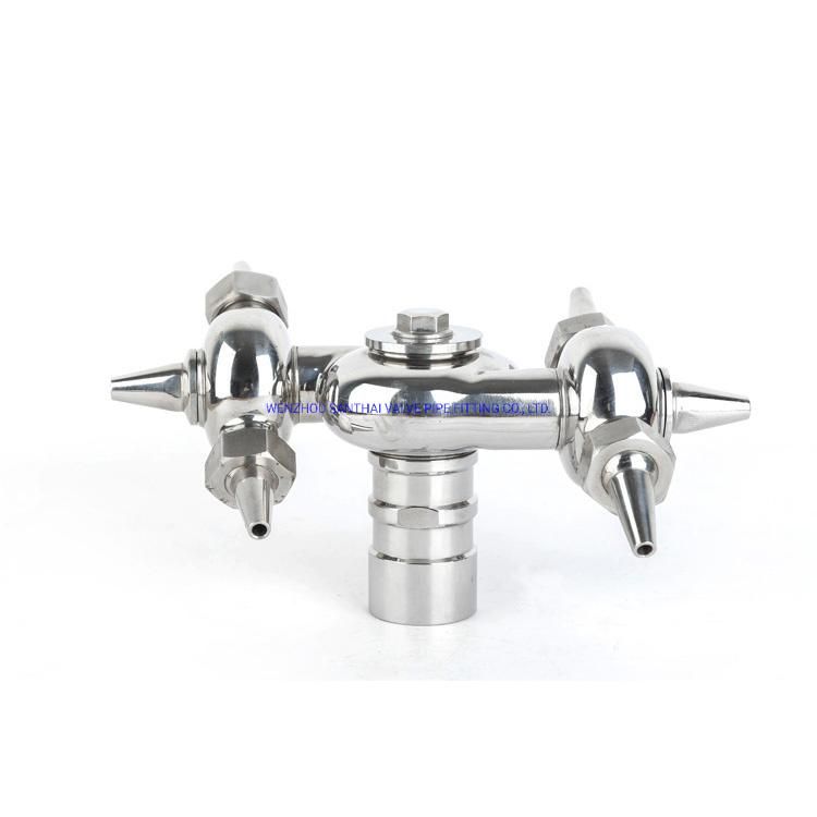 Stainless Steel Sanitary Grade Cleaner Spray Ball with 100mm Neck
