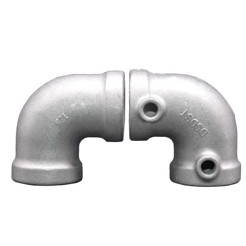 Aluminum Pipe Fittings and Key Clamps Fittings 2 Way 90 Degree Elbow for Furniture